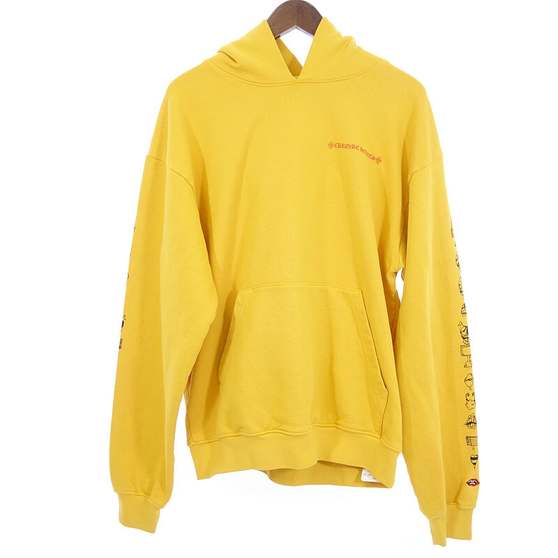 chrome hearts yellow hoodie